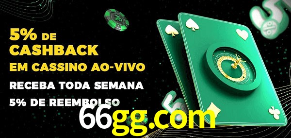 Promoções do cassino ao Vivo 66gg.com